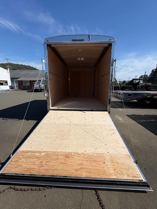 New CARGO 2027 FOREST RIVER CONTINENTAL TW714TA2 7X14 ENCLOSED TRAILER WHITE RAMP