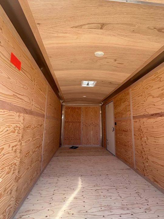 New CARGO 2027 FOREST RIVER CONTINENTAL TW714TA2 7X14 ENCLOSED TRAILER WHITE RAMP