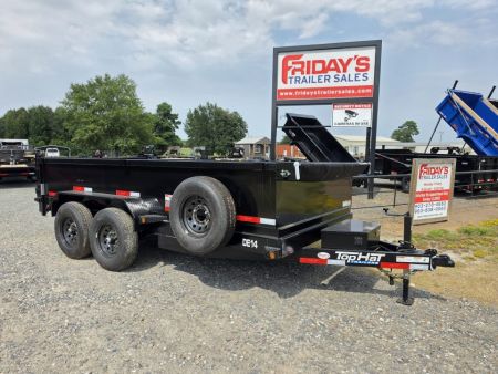 New 2026 Top Hat Trailers DE14 14k 14' X 83  Dump Trailer