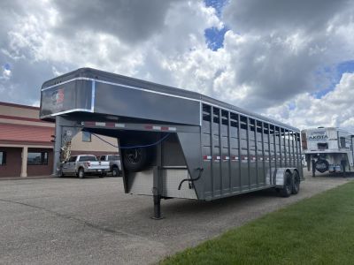 New 2027 S&S Manufacturing 24' Gooseneck Stock Trailer