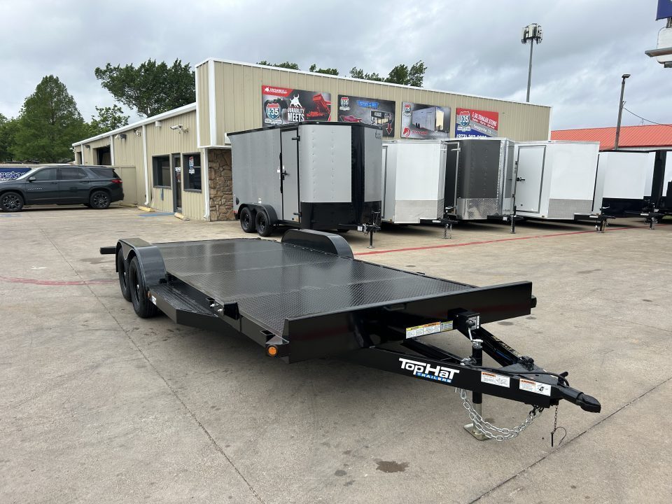 New 2026 Top Hat Trailers RS07 18' x 83" Car Hauler