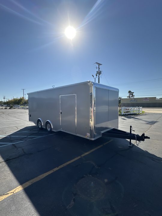 New 2026 Pace American 8.5 X 22 Cargosport Flat Top Bullnose Race 10K