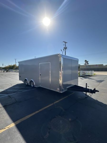 New 2026 Pace American 8.5 X 22 Cargosport Flat Top Bullnose Race 10K