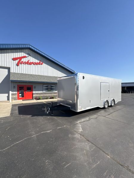 New 2026 Pace American 8.5 X 22 Cargosport Flat Top Bullnose Race 10K