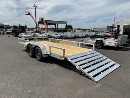 New 2026 H&H Trailers 7X16 Aluminum Tube Top Utility Trailer 7K GVWR