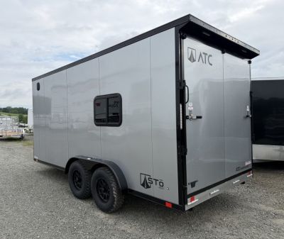 New 2027 ATC 7.5 x 16 Sto450 Adventure Package Aluminum Enclosed Cargo Trailer