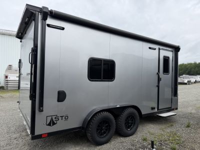 New 2027 ATC 7.5 x 16 Sto450 Adventure Package Aluminum Enclosed Cargo Trailer