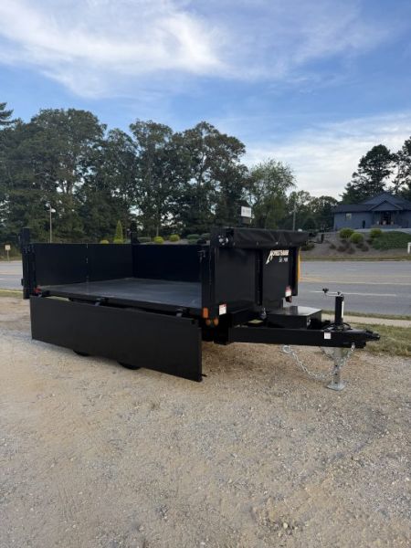 New 2027 HOMESTEADER 610MB SERIES/ 6X10 DUMP TRAILER / 5200# Electric Brake Axles / Curb Side Drop Side / Barn Door Rear Gates / Tarp
