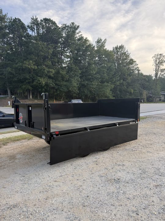 New 2027 HOMESTEADER 612MB SERIES/ 6X12 DUMP TRAILER / 5200# Electric Brake Axles / Curb Side Drop Side / Barn Door Rear Gates / Tarp