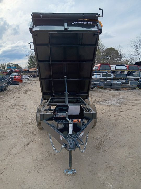 New 2027 HOMESTEADER 612MB SERIES/ 6X12 DUMP TRAILER / 5200# Electric Brake Axles / Curb Side Drop Side / Barn Door Rear Gates / Tarp