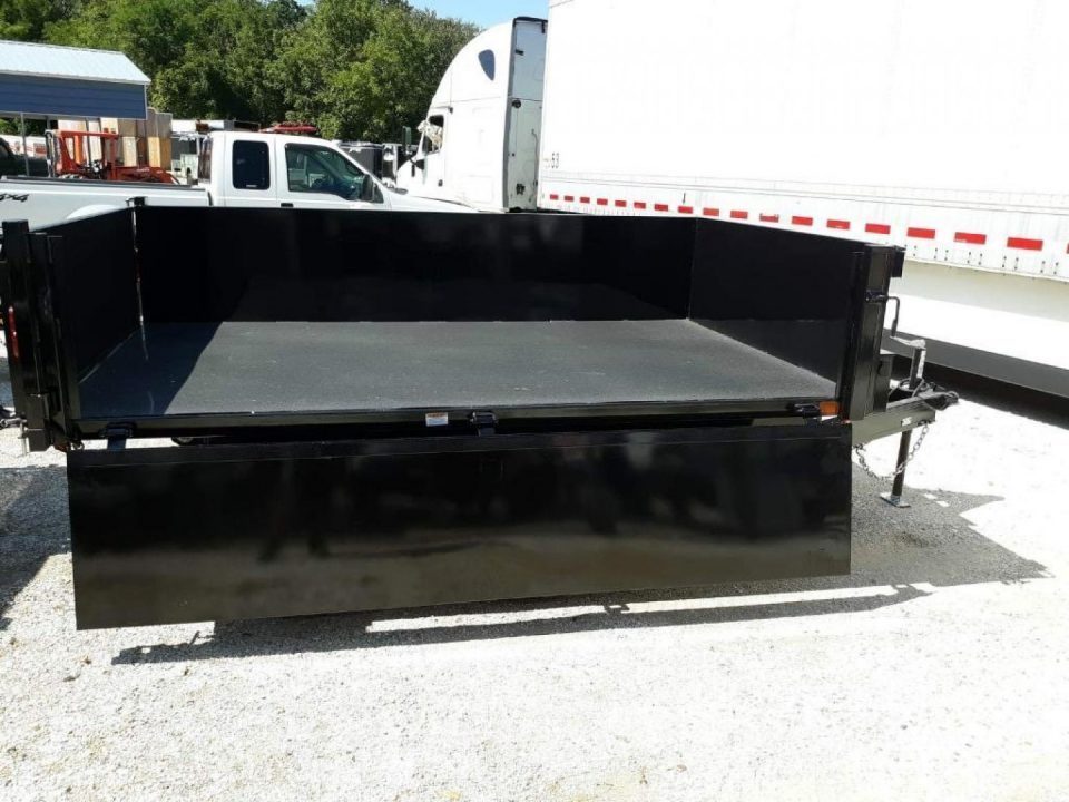 New 2027 HOMESTEADER 612MB SERIES/ 6X12 DUMP TRAILER / 5200# Electric Brake Axles / Curb Side Drop Side / Barn Door Rear Gates / Tarp