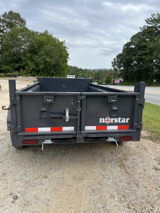 New 2027 Norstar DCB Series / 60" X 10' / 2-3,500# Electric Brake Axles / Scissor Hoist / Barn Door Rear Gates