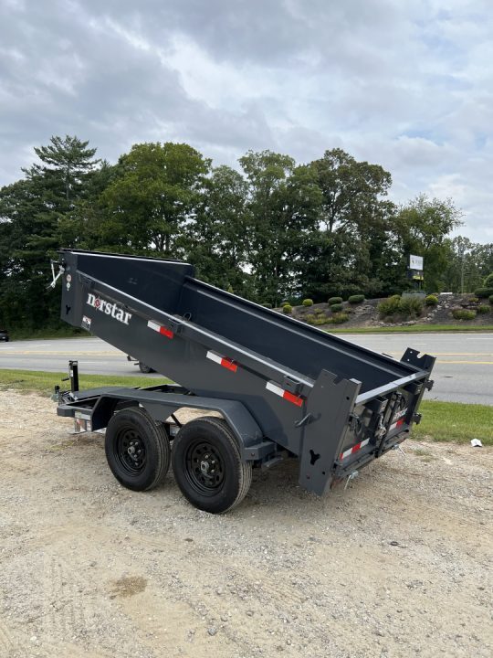 New 2027 Norstar DCB Series / 60" X 10' / 2-3,500# Electric Brake Axles / Scissor Hoist / Barn Door Rear Gates