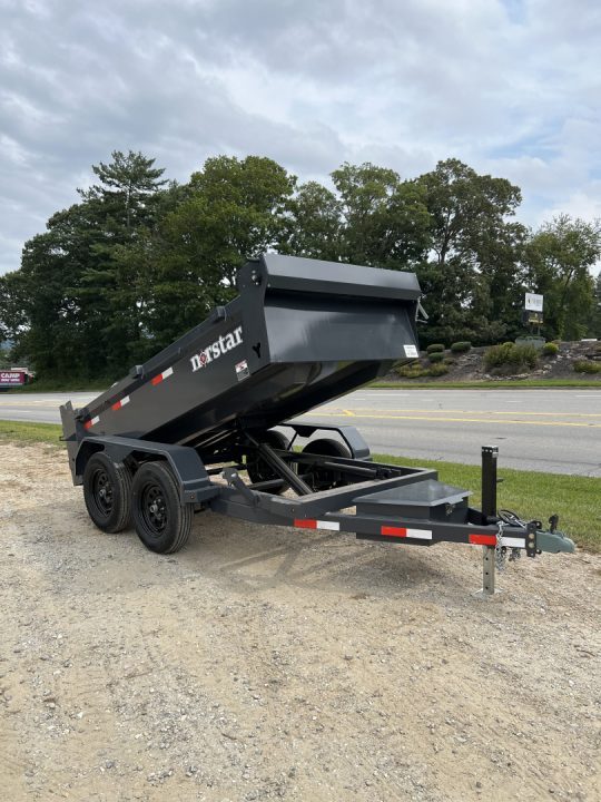 New 2027 Norstar DCB Series / 60" X 10' / 2-3,500# Electric Brake Axles / Scissor Hoist / Barn Door Rear Gates