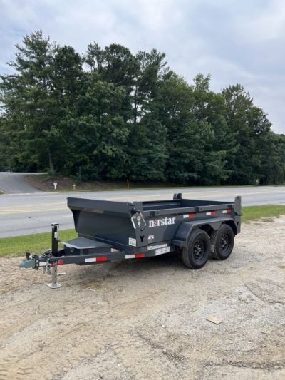 New 2027 Norstar DCB Series / 60" X 10' / 2-3,500# Electric Brake Axles / Scissor Hoist / Barn Door Rear Gates