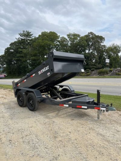 New 2027 Norstar DCB Series / 60" X 10' / 2-3,500# Electric Brake Axles / Scissor Hoist / Barn Door Rear Gates