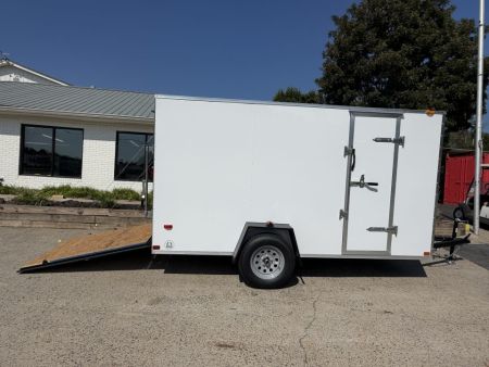 New 2027 Covered Wagon 6x12' Enclosed, Economy Model, 6' Tall