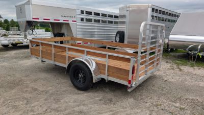 New 2027 Legend 6x12 Open Aluminum High Wood Side Trailer