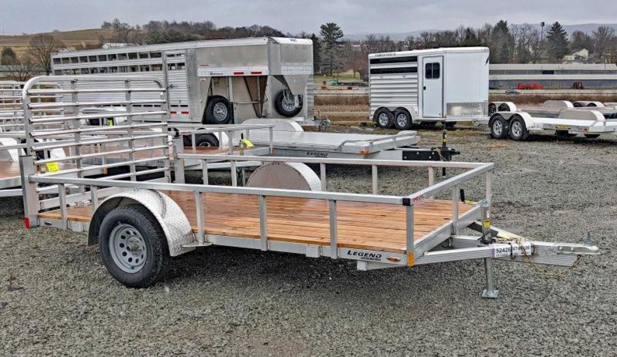 New 2027 Legend 6x12 Open Deluxe Aluminum Trailer