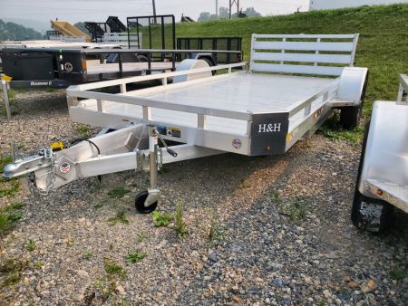 New 2026 H&H Trailers Low Side Utility Trailer / 2990 GVWR / 78 x14'