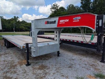 New 2026 Brandt UGR1124 Galvanized Gooseneck Deckover Trailer