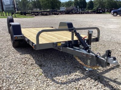 New 2027 Behnke HD Commercial 6x14 Single Axle Gravity Tilt Equipment Trailer, 7K