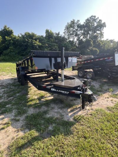 New 2027 Hillcrest Trailers 14716SD/7x16 14k Dump Trailer