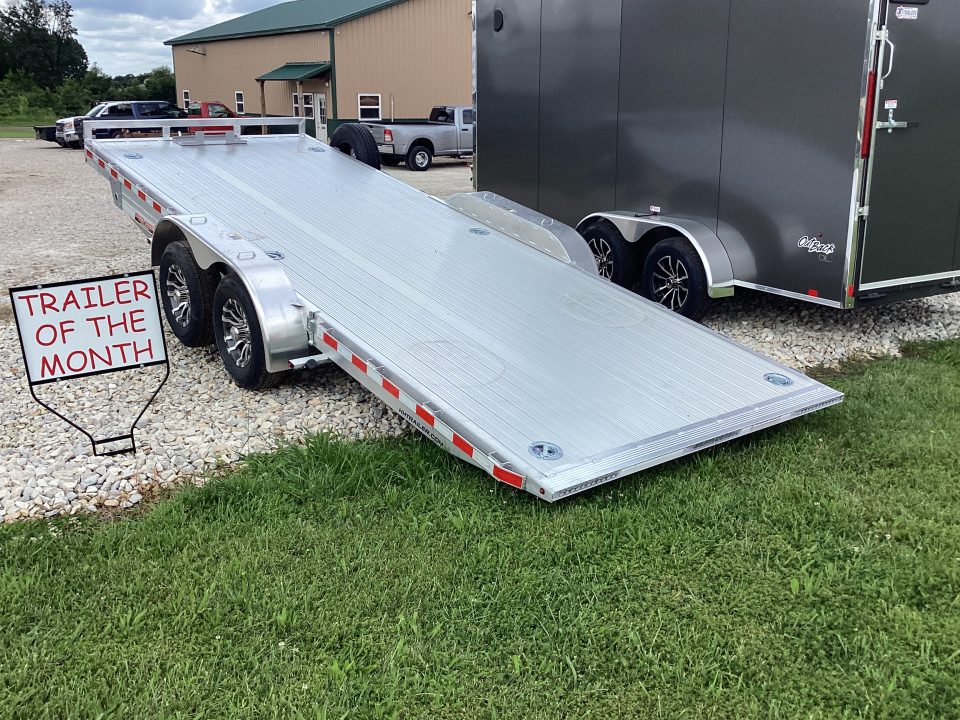 New 2026 H&H Trailers 82X20 Aluminum Power Tilt Speed Loader Car Hauler, 10K
