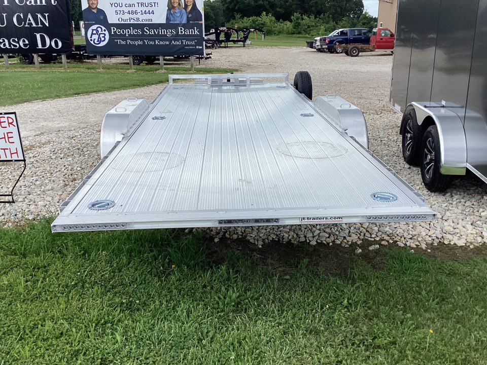 New 2026 H&H Trailers 82X20 Aluminum Power Tilt Speed Loader Car Hauler, 10K
