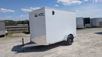 New NEW 2027 ATC 6x10 + 2' V-Nose "STo300” Aluminum Cargo Trailer w/ Ramp