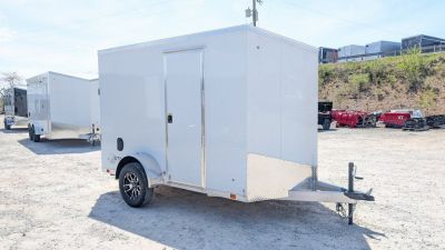 New NEW 2027 ATC 6x10 + 2' V-Nose  STo300” Aluminum Cargo Trailer w/ Ramp