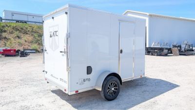 New NEW 2027 ATC 6x10 + 2' V-Nose "STo300” Aluminum Cargo Trailer w/ Ramp