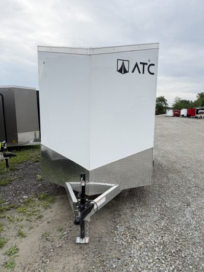 New NEW 2027 ATC 6x10 + 2' V-Nose "STo300” Aluminum Cargo Trailer w/ Ramp