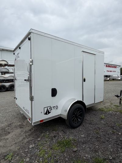 New NEW 2027 ATC 6x10 + 2' V-Nose "STo300” Aluminum Cargo Trailer w/ Ramp