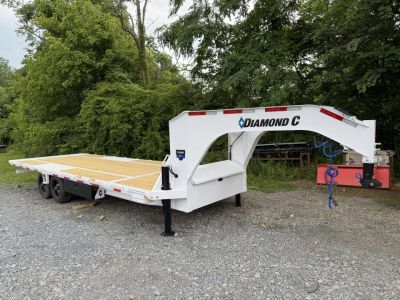 New 2026 Diamond C DET210 Tilt Trailer 102”X24’ SOLAR CHARGER HYDRO JACKS & WIRELESS REMOTE