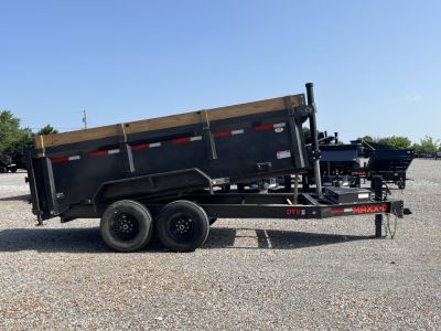 Used 2021 MAXXD 83"x14' 14k Telescopic Dump Trailer