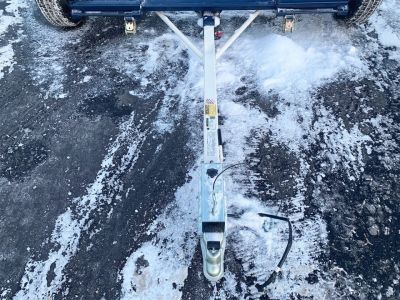 New Master Tow 83" Wide Tilt Bed Tow Dolly - Surge Brakes - Wheel Straps and Ratcheting Buckles Included!