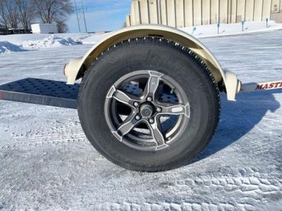 New Master Tow 83" Wide Tilt Bed Tow Dolly - Electric Brakes -Wheel Straps and Ratcheting Buckles Included!