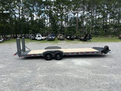 New 2026 Diamond C LPX208 Equipment Trailer 7x24 with 8K Axles & #13,740 lbs Payload
