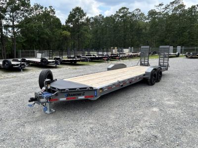 New 2026 Diamond C LPX208 Equipment Trailer 7x24 with 8K Axles & #13,740 lbs Payload