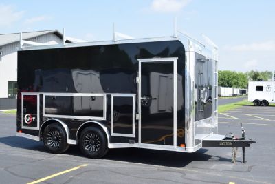 New 2026 United UXT 8.5x16 Pro Contractor w/ Ladder Racks, Tool Crib & 30A Electrical