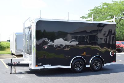 New 2026 United UXT 8.5x16 Pro Contractor w/ Ladder Racks, Tool Crib & 30A Electrical