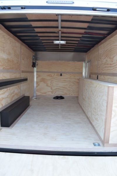 New 2026 United UXT 8.5x16 Pro Contractor w/ Ladder Racks, Tool Crib & 30A Electrical