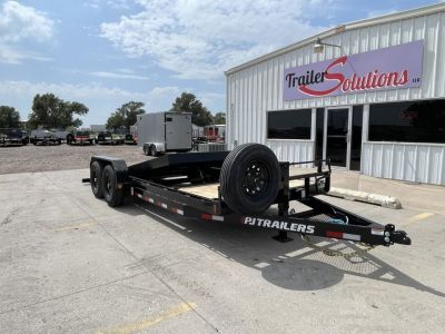 New 2027 PJ T6202 Tilt Trailer for Sale in Kansas | 20' x 83  14K GVWR Hydraulic Tilt Equipment Trailer