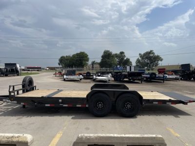 New 2027 PJ T6202 Tilt Trailer for Sale in Kansas | 20' x 83" 14K GVWR Hydraulic Tilt Equipment Trailer