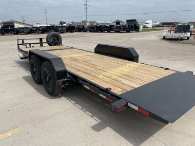 New 2027 PJ T6202 Tilt Trailer for Sale in Kansas | 20' x 83" 14K GVWR Hydraulic Tilt Equipment Trailer