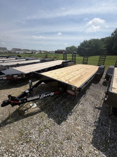 New 2026 LIBERTY EQUIPMENT LE10K83X20C5DT 83X20 TA DOVETAIL W/ STAND UP RAMPS (GVW:9990) MIDNIGHT BLACK