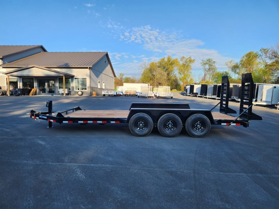 New 2026 BWISE EH14 82x20 21K Triple Axle Equipment Trailer
