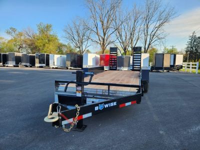 New 2026 BWISE EH14 82x20 21K Triple Axle Equipment Trailer