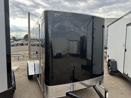New 2026 Pace American 7 x 12 Journey SE Flat Top Sloped VNose 3.5K Cargo / Enclosed Trailer